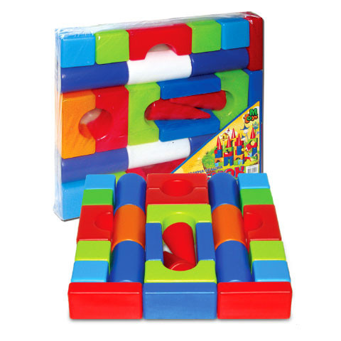 Дитячий конструктор Теремок "Середній" 08072 з блоків