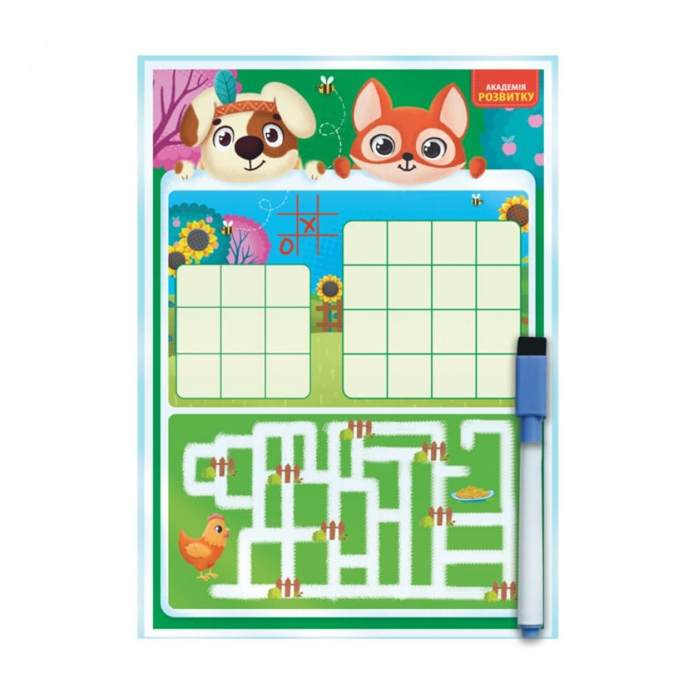 Дошка-тренажер "Розважальна" Vladi Toys VT5010-30 (укр)