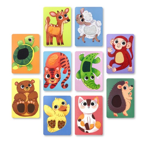 Набір карток з тактильними елементами "Малюки тварин" 301230