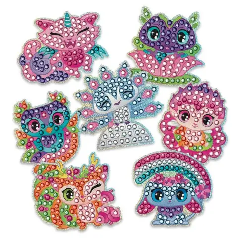 Набір для створення стікерів Космічні вихованці Nebulous Stars 11023 з алмазною мозаїкою