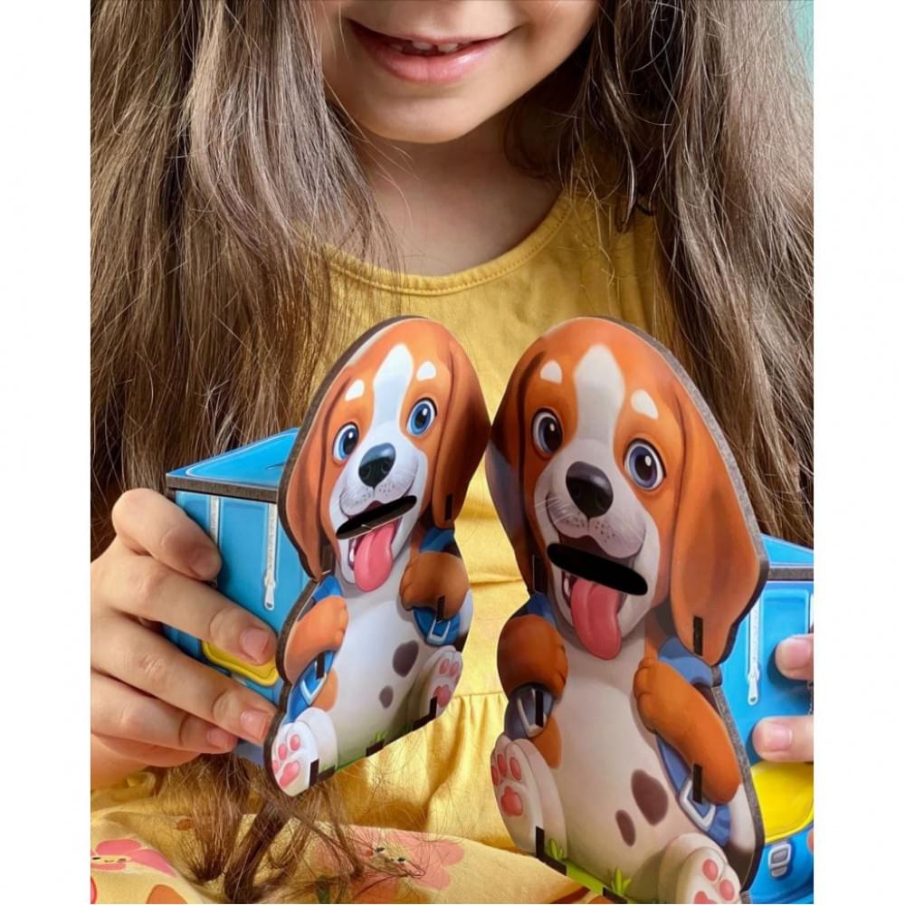 Настільна розвиваюча гра "Нагодуй песиків" Ubumblebees (ПСФ113) PSF113 пазл-сортер