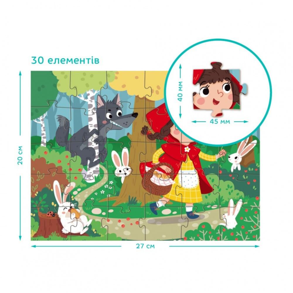 Дитячий пазл "Червона Шапочка" DoDo Toys 300694, 30 елементів