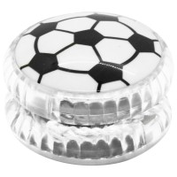 Дитяча іграшка Йо-йо "Футбольний м'яч" М 5641(White) 5,5 см, світло
