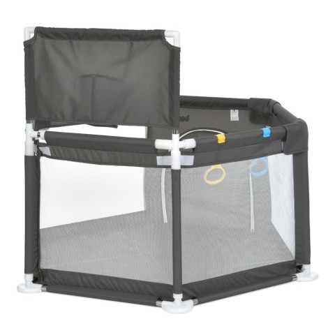 Дитячий манеж MR 1340-G, сірий, з баскетбольним кільцем