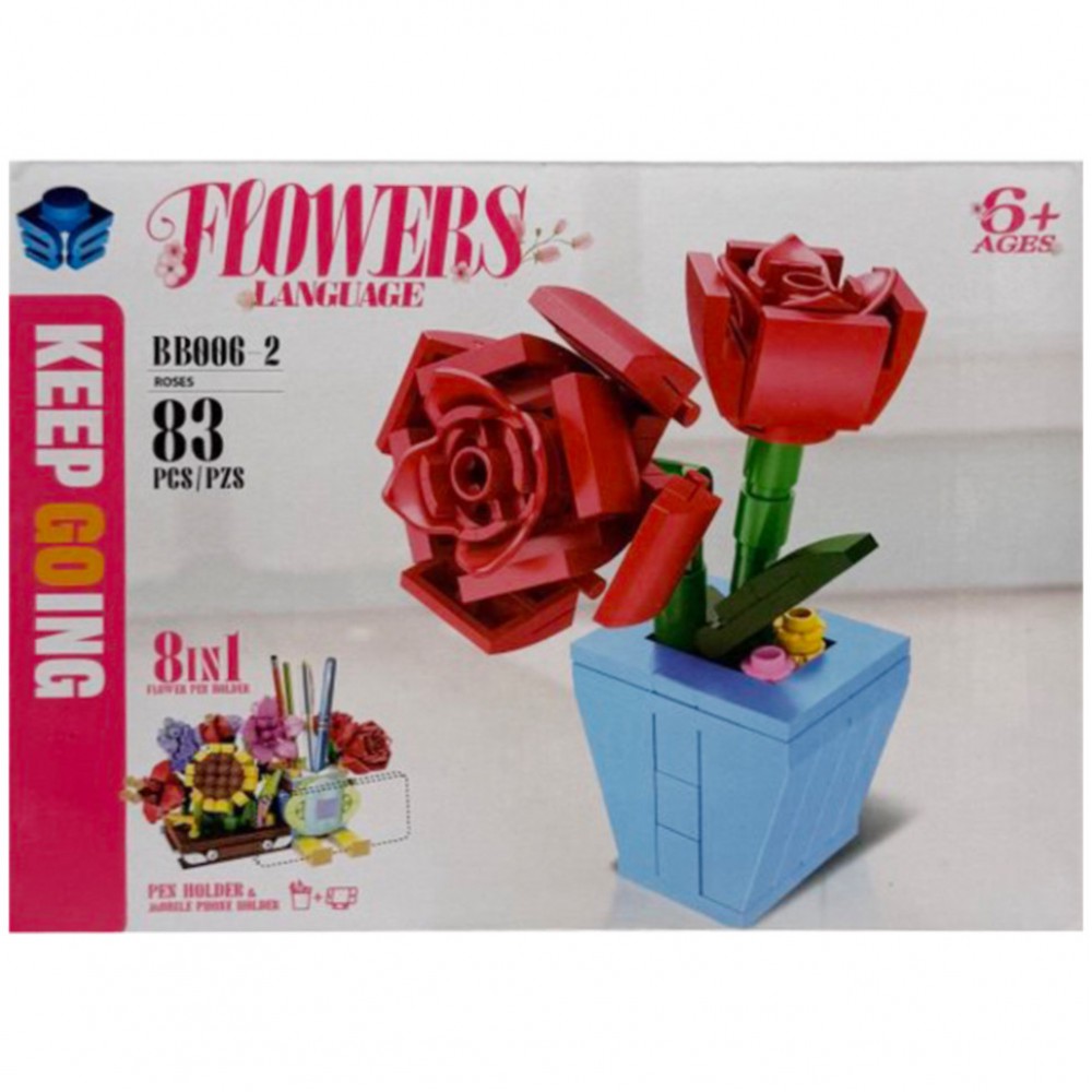 Конструктор дитячий "Roses" BB006-2, 83 деталі