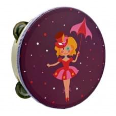 Дерев'яна іграшка Бубен "Зоряний вихід" MD 0367-49 діаметр 15 см