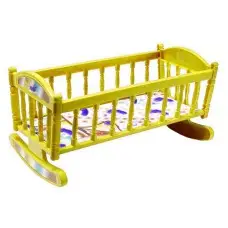 Кроватка для куклы Барби S0013 качалка S0013(Yellow)