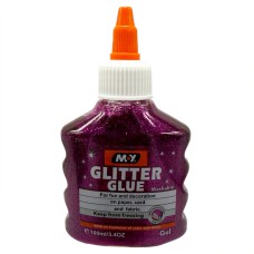 Клей декоративний "Металік Glitter" DSCN4619(Pink) 100 мл