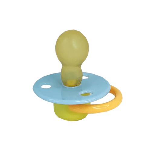 Дитяча пустушка латексна MGZ-0515(Yellow) кругла