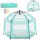 Дитячий манеж MR 1512 Dusty Green 146×127×110 см
