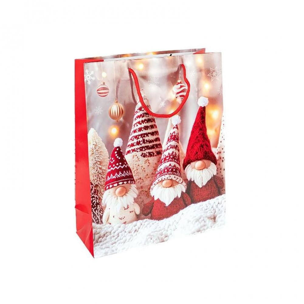 Пакет подарунковий "Новий Рік" 2575-3 розмір 32х44х11 см