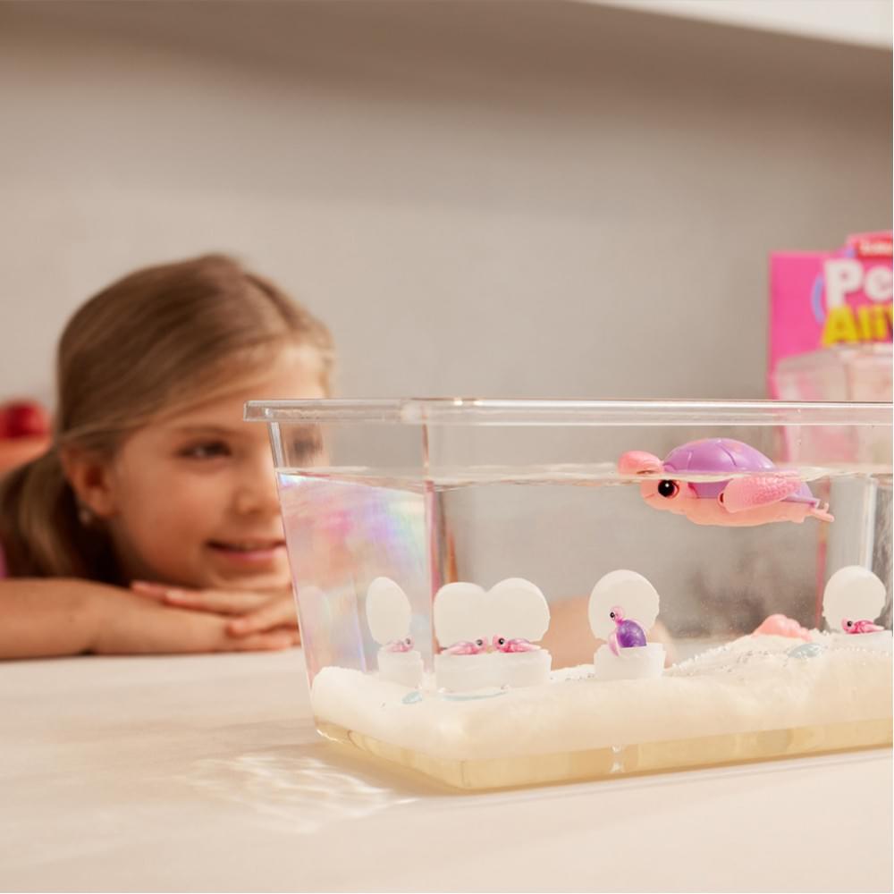 Інтерактивний ігровий набір Мама черепаха із сюрпризом Pets & Robo Alive 9560 "Mama & Baby Surprise"