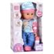 Дитяча лялька-пупс M 6184 I UA 30 см, пляшечка, музика, 4 пісні