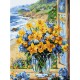 Картина за номерами "Квіткове узбережжя" ©art_selena_ua KHO3301, 30х40 см