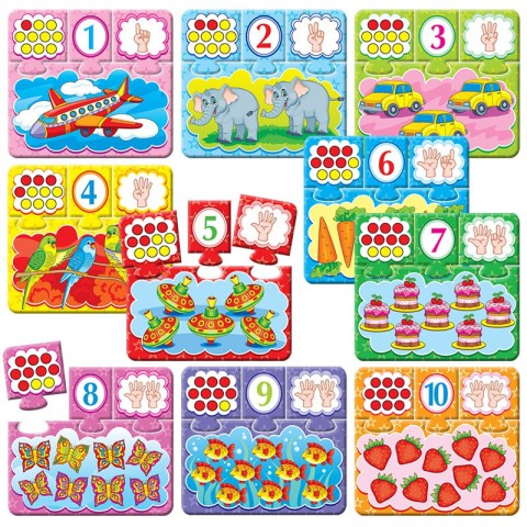 Дитяча настільна гра-квест "Цифри" 84405, 10 ігор в 1