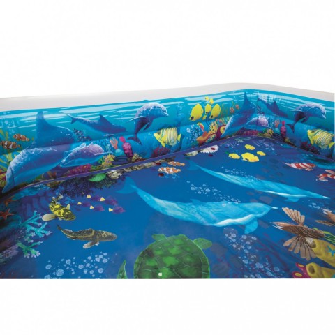 Басейн дитячий надувний 54177, 2 кільця 262-175-51см