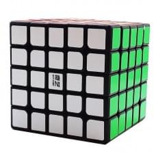 Головоломка Кубик Рубіка QiYi MofangGe 159black 5х5 з наклейками