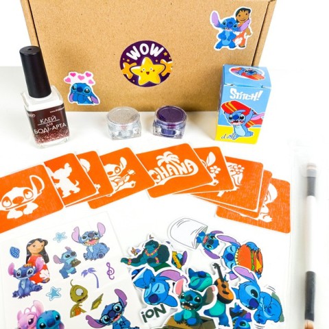 Набір для біо-тату "Wow Box Стіч" від Fresh Tattoo wow-box-stich-1 для 1 дитини