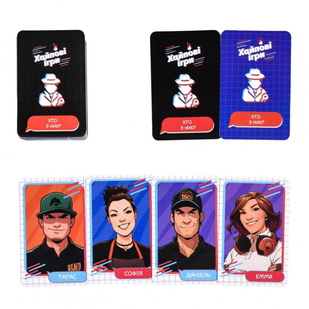 Настільна гра "Хайпові ігри 3 в 1" 30946 інструкція, гральні картки