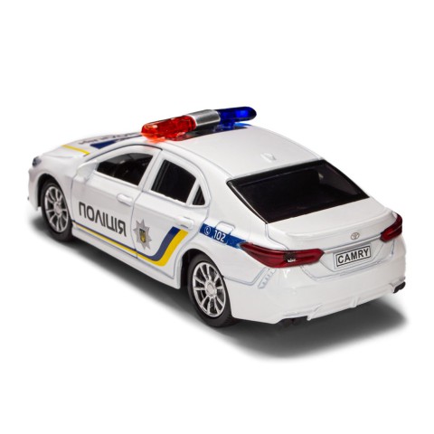 Автомодель дитяча Toyota Camry Поліція TechnoDrive KM250416 масштаб 1:43