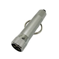 Дитячий ліхтарик-брелок 518-3(Silver) розмір 6,5 см, сріблястий