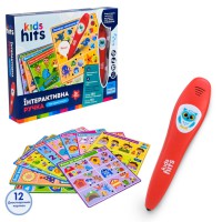 Інтерактивна ручка "Перші знання" KH60/001, 6 учбових тем 12 двосторонніх карток