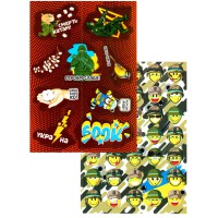 Набір патріотичних наліпок-стікерів А5 НС-А5-10-4, 2 аркуша