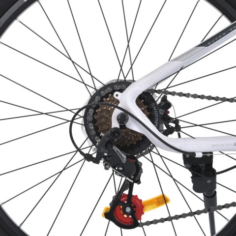 Велосипед SKD75 MTB 2605-2, 26 дюймів, сталева рама 16 Sunrun 24SP білий