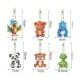 Набір брелків для алмазної мозаїки "Тваринки" BR32, 6 штук