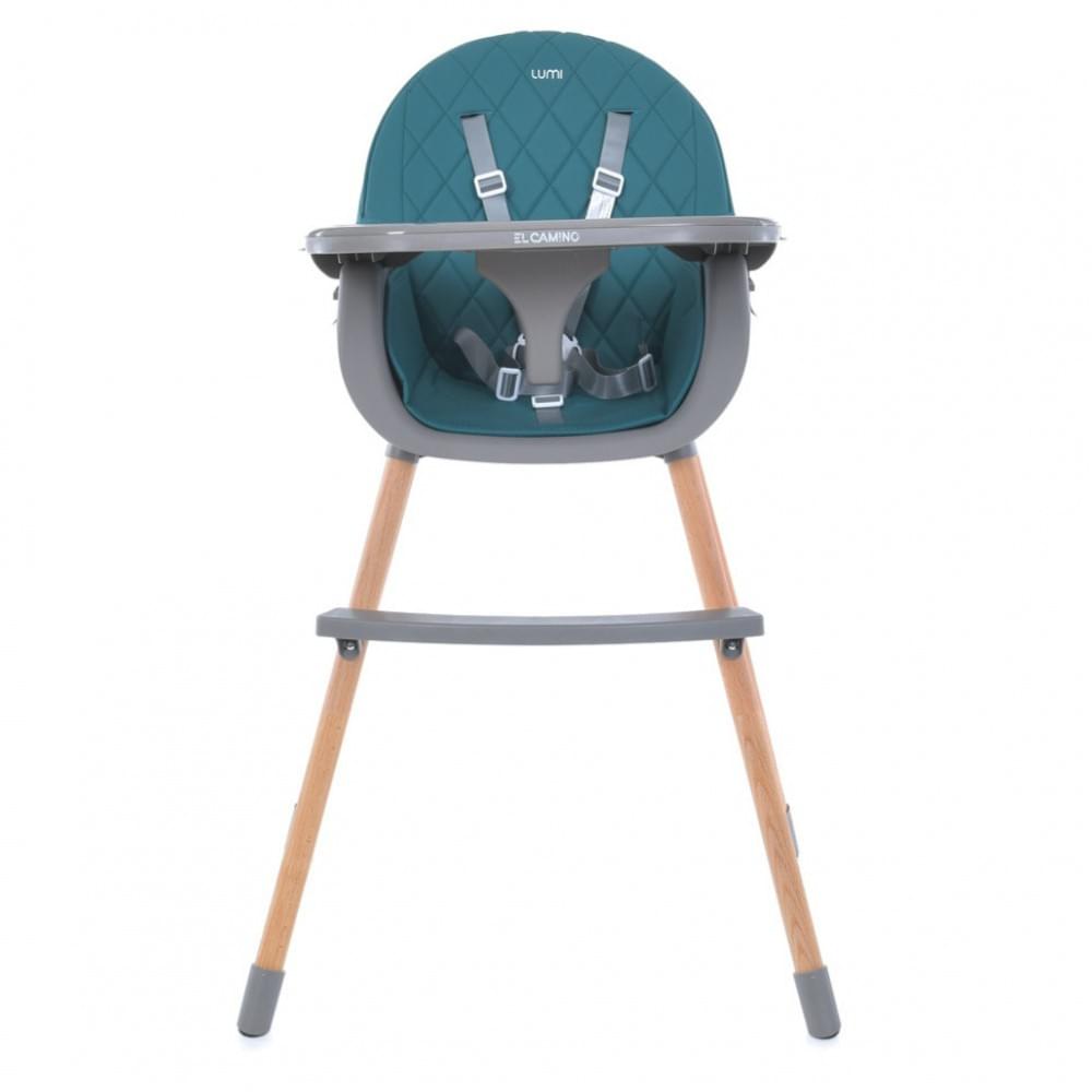 Стільчик для годування LUMI ME 1111 Teal екошкіра