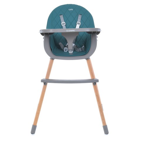Стільчик для годування LUMI ME 1111 Teal екошкіра