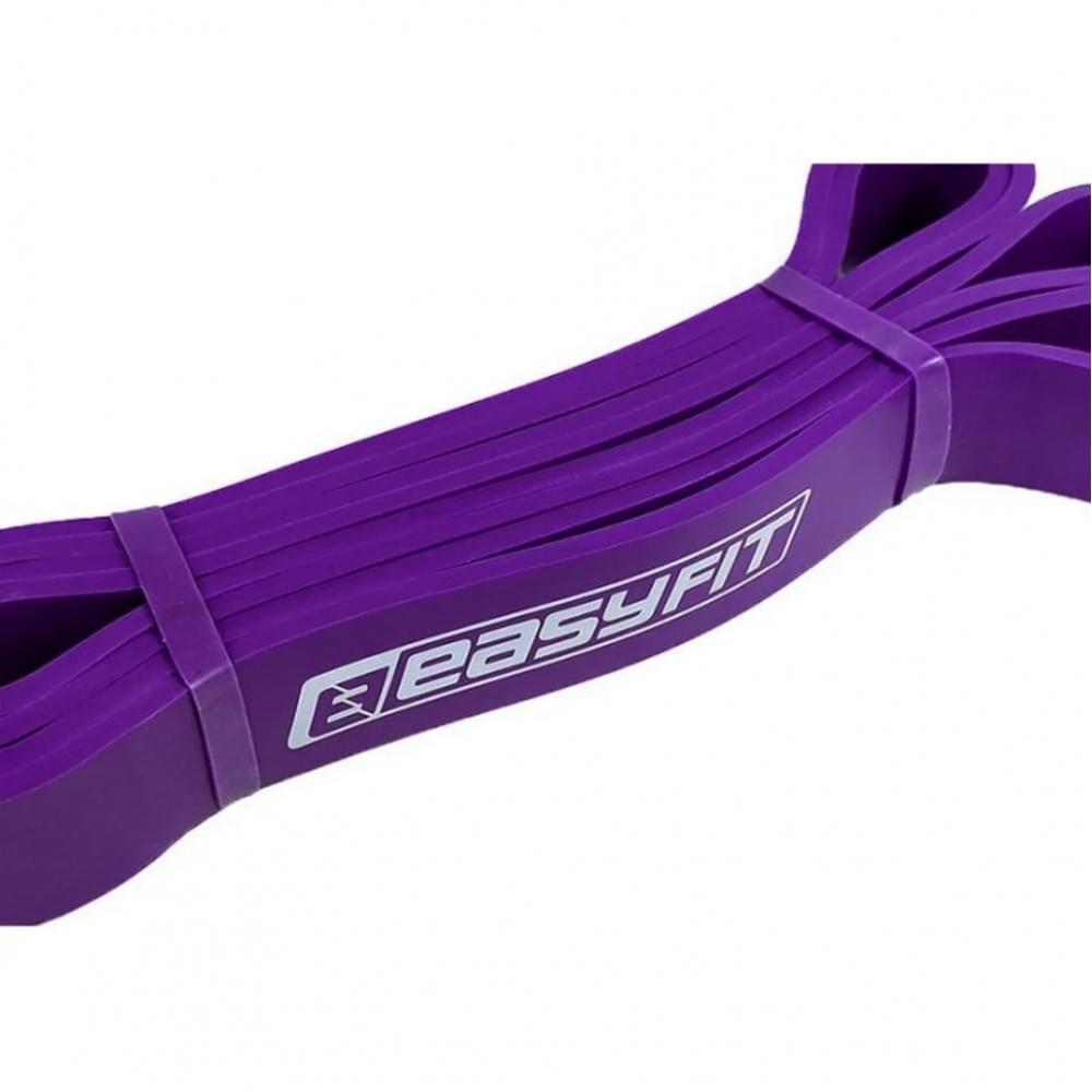 Гумова петля для фітнесу EasyFit EF-2654-4, 15-45 кг, фіолетовий