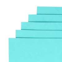 Фоаміран для творчості А4 15A4-7043 бірюзовий 1,5 мм, 10 аркушів