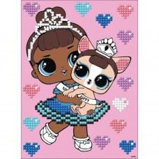 Алмазна мозаїка "L.O.L. Surprise! Miss Baby With Miss Puppy" AML1201, 15x20 см