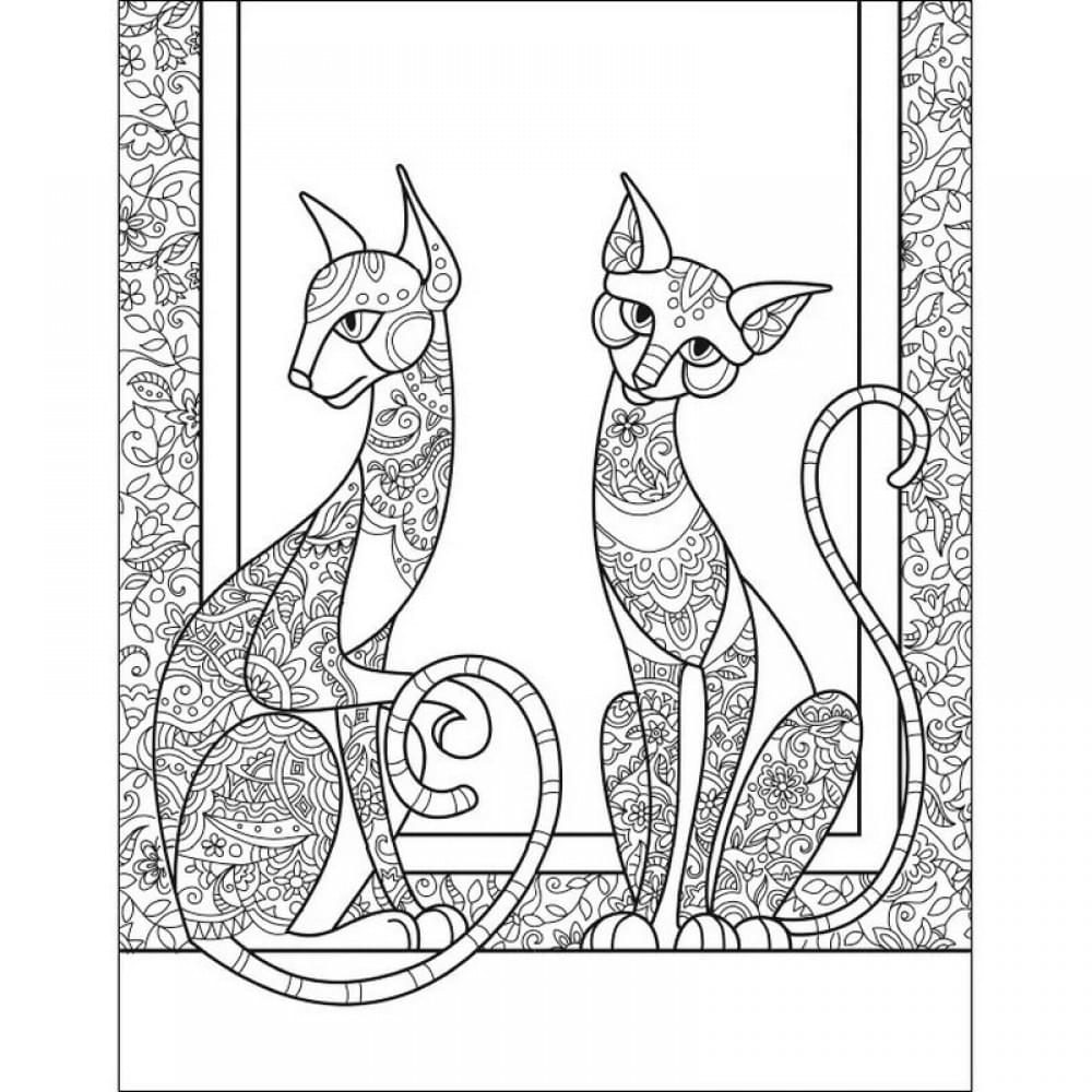 Велика книга розмальовок "Розфарбовуємо разом" 1736035, 64 сторінки