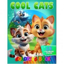 Розмальовка для дітей Cool Cats А05122407 формат А4