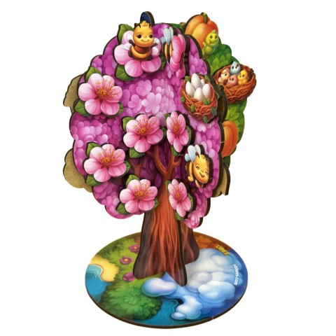 Дитяча настільна гра "Пори року абрикоса" (ПСД295) PSD295 дерев'яна