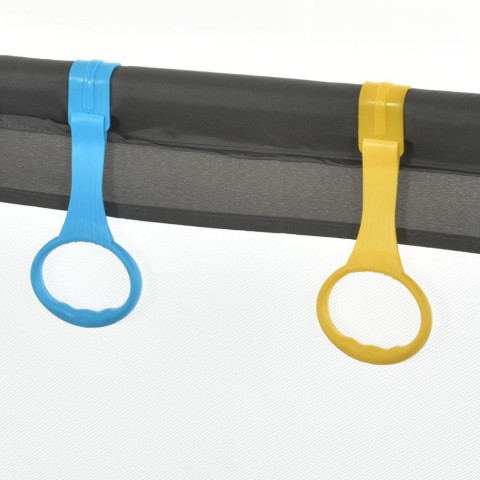 Дитячий манеж MR 1340-G, сірий, з баскетбольним кільцем