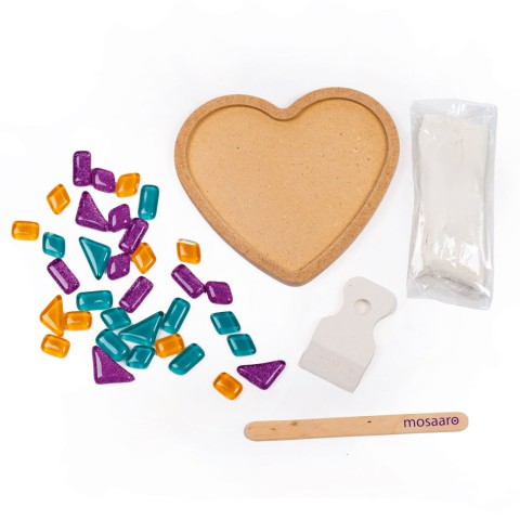 Дитячий набір для творчості кришталева мозаїка "Серце" MA1007
