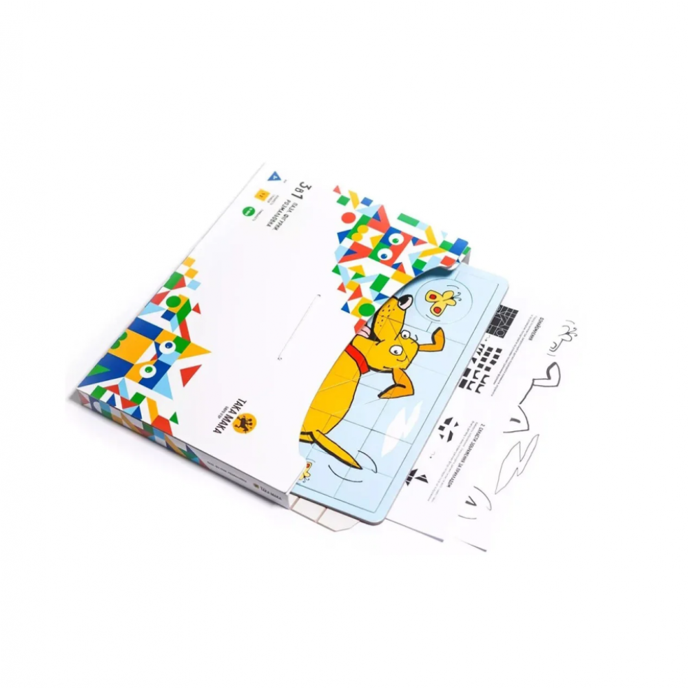 Дитячи Пазли 3 в 1  "Синя, песик" Така Мака 960193 20 елементів