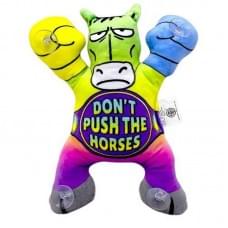 Дитяча м'яка іграшка "Кінь на липучках" DPTS-5(Green) розмір 22 см