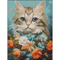 Алмазна мозаїка "Маленька радість" ZAV3040-22 без підрамника 30х40 см