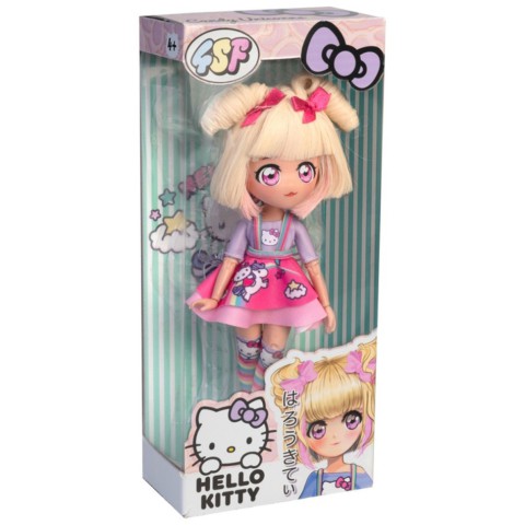 Дитяча лялька "Цукерка Єдиноріг" 4SF Manga Dolls HKTF0400 серії "Hello Kitty"