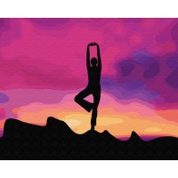 Картина за номерами. Brushme "Aсана йоги" GX34817