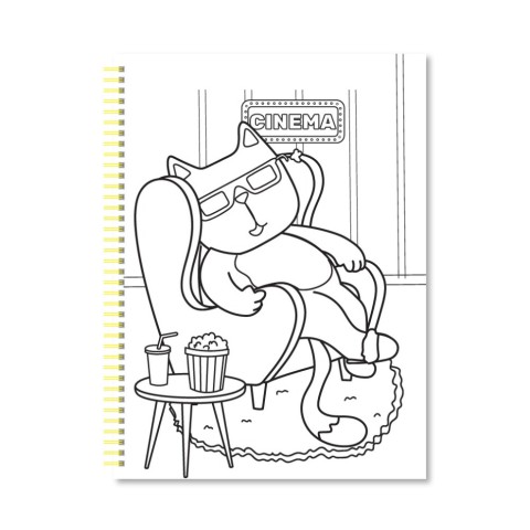 Дитяча розмальовка з олівцями "Coloring fun" НТ-39-03, 24 аркуши