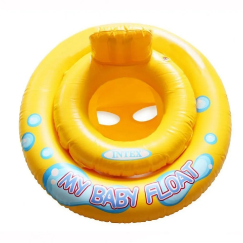 Дитячий пліт для плавання зі спинкою 59574, 1-2 роки, до 15 кг