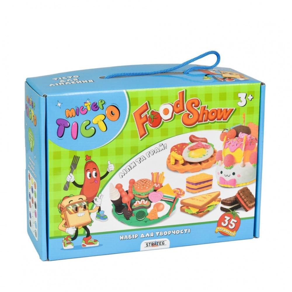 Дитячий набір для творчості "Містер тісто Food Show" 41018, 35 предметів