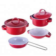 Дитячий набір посуду "Kitchenware" 620-B5(Red) каструля, пательня