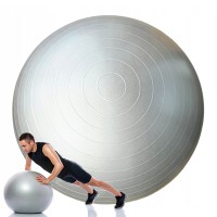 Фітбол м'яч для фітнесу HMS NE-FB-65G, сірий 65 см