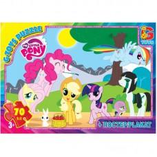 Дитячий пазл "My little Pony" MLP002 постер 70 елементів